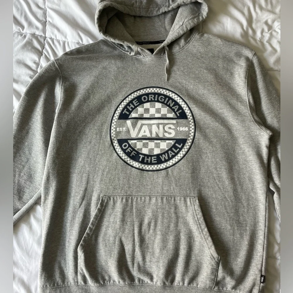 Vans Hoodie (XXL) - Lightly Worn, Classic Grey - Picture 4 of 6